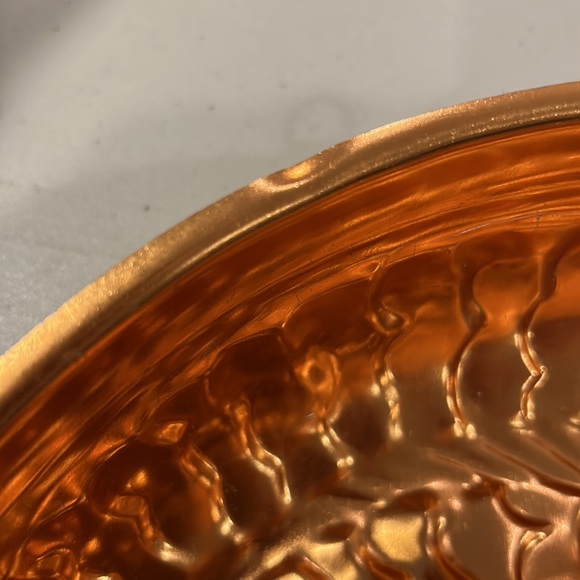 Copper hanging home Dec decor fish salmon cake pan 5 1/2 cups 11 in long metal - Picture 6 of 7